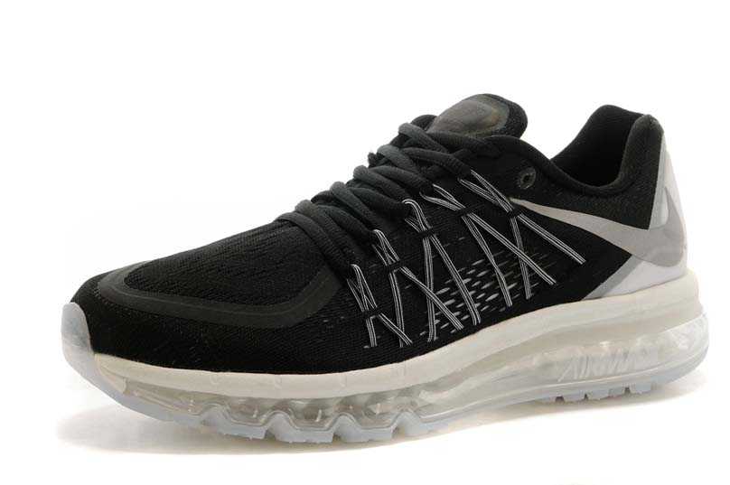 Nike Air Max 2015 nouveau style concurrence des prix basket blanc noir acheter en ligne